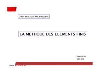 LA METHODE DES ELEMENTS FINIS.pdf