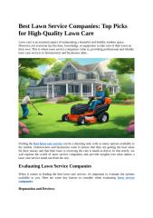Best Lawn Service Companies Top Picks for High-Quality Lawn Care.docx