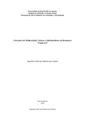 SANTOS, Jaqueline - Literatura de Mulherzinha Gênero e Individualismo em Romances Chick-Lit.pdf
