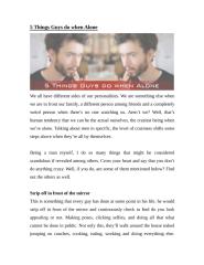 5 Things Guys do when Alone.pdf