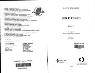 HEIDEGGER, Martin. Ser e Tempo (Parte II).pdf