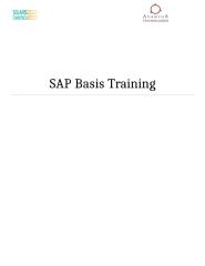 SAP Basis training document.doc