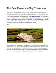 The Best Flowers to Say Thank You.pdf